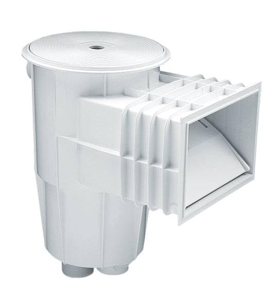 FLUIDRA Skimmers pour piscines de la Marque modèle Skimmer 15 l Pisc. Horm. avec Bouche Standard Couvercle Circulaire Gris Clair