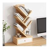 ZANZAN Bibliothèque pour enfants en forme d'arbre avec placard, livre de magazines et support de CD