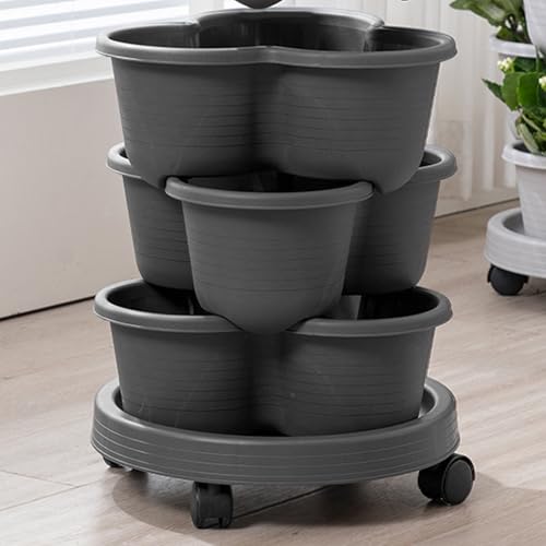 Jardinière surélevée verticale pour potager de balcon fleuri