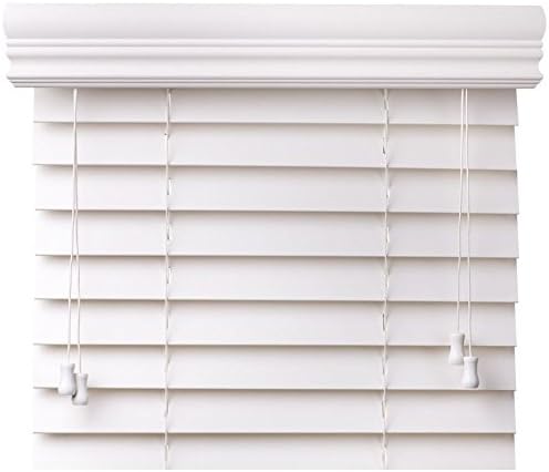 Bravada Select, Superior 2" Faux Wood Blinds (Snow White, 29 1/2 Wide x 73 Length)