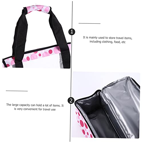 PACKOVE Bolsa De Praia Bolsa De Praia Malha Organizadora De Praia Lancheira De Piquenique Bolso De B