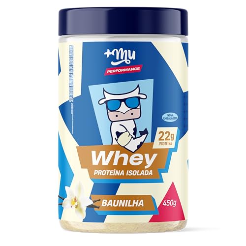 +Mu Pote Whey Isolado Sabor Baunilha 22g Proteína - 450g
