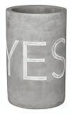 Material: Beton mit Prägung Poesie et Table Vino Yes Why not Weinkühler Räder