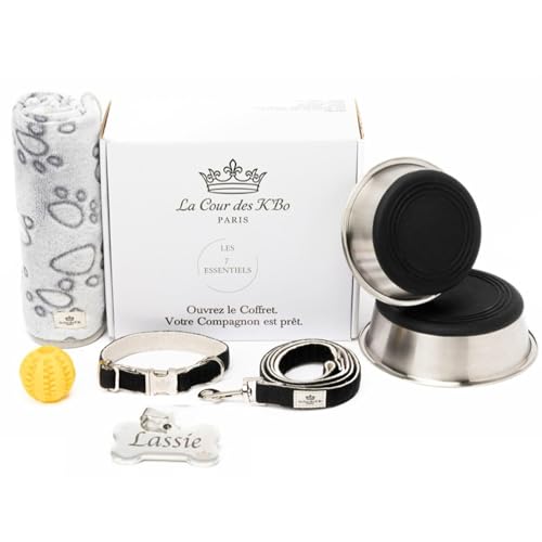 Coffret Cadeau Chien 7 Pièces - Kit Accessoires Chien avec