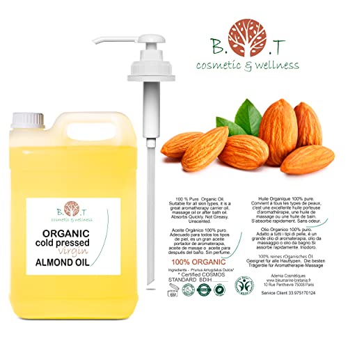 Aceite de almendras puro para pestañas cabello y masajes 3
