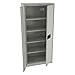 Storage Cab, Light Gray, 36in.W, 4 Shelves