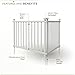 3ft H x 3.5ft W (2 Panels) No Dig Zippity Baskenridge Fence Panel Kit, Vinyl Fencing Panel, White Vinyl Fences for Yard, Temporary for Backyard, White Picket Garden Border, DIY ZP19037