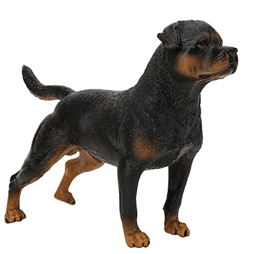 Rottweiler Model Desktop Ornaments Simulation Cute and Interesting Handicraft Gift Decoration