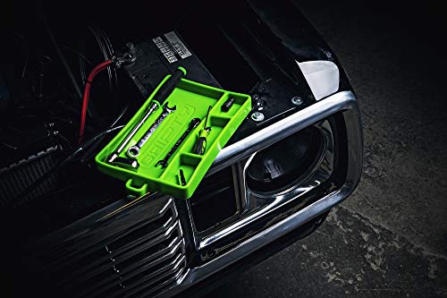 Gripty | Premium Silicone Tool Tray | Flexible | Multi Purpose Mat | Portable Tool Box Organizer | No Magnets | Easy Clean Up | (Medium-Original Green) #TOP3