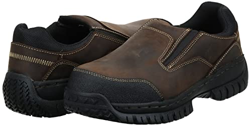 Skechers For Work Men's Hartan Slip-On Shoe, Dark Brown, 10 M Us #TOP2