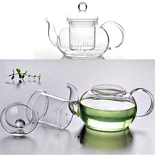 Image of Sipologie Pour Over Coffee Maker 800ml | Borosilicate Glass Kettle with Stainless Steel Strainer | Green Tea & Coffee Brewer | Heat Resistant Glass Kettle