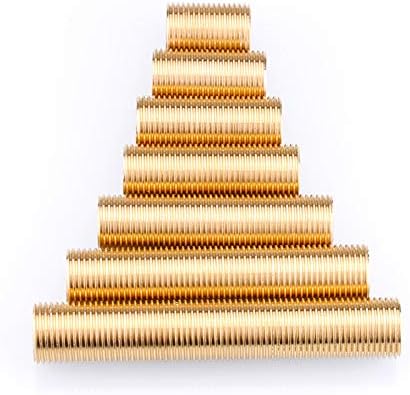 Threaded Tube 1PCS 1/2" Brass Running Nipple Long Threaded Plumbing Fitting for Tank Connectors (50mm) (120mm) - Image 5
