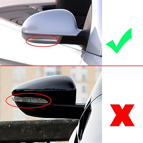 Intermitente de espejo retrovisor para reparar avería derecha en Golf GTI 2006-2009 2