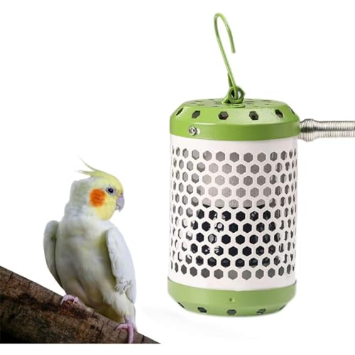 保温電球カバー付 50W 75W 100W鳥 ヒーター インコ とり暖寄りそいヒーター 爬虫類 両生類ヒーター アフリカ灰 オウム ハムスター用 文鳥 セキセイインコ コザクラインコ オカメインコ サザナミインコ 桜文鳥 セキセイインコ用 (C 100W)