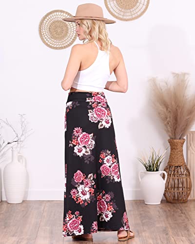 Image of Popana Long Maxi Skirt for Women, Flowy Long Skirts for Women | High Waisted Soft Trendy Rayon, Sundress Convertible Skirt, Long Length Bodycon Maxi Skirt, Petite and Plus Size