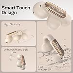 Oraolo Bluetooth Earbuds - Comfortable Clip On Wireless Earbuds with Bluetooth 6.0, 32H Playtime Earbuds with ENC Clear Talk, IPX5 Waterproof & Touch Control Headphones