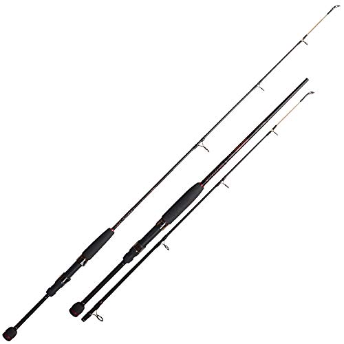Shakespeare Ugly Stik GX2 Kayak, caña de Pescar, cañas de Spincasting Predator, Lucio/Perca/lucioperca, Unisex, Negro, 1,21 m, 8-12 Libras