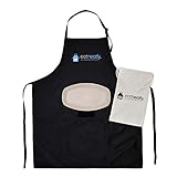 eatneatly Eating In Car Adult Waterproof Bib Apron + Hands Free Lap Tray | In-Car Sauce Holder and...