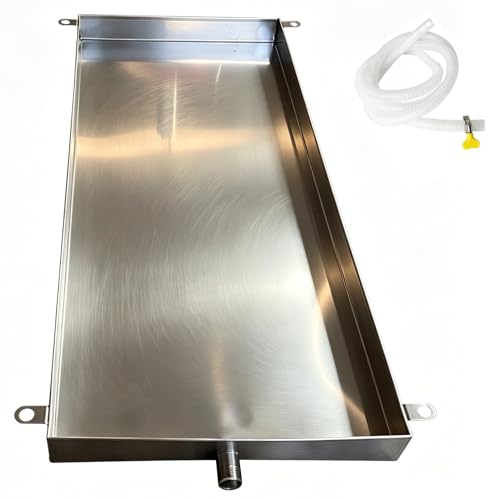 Bandeja de condensado para aire acondicionado de acero inoxidable duradera y resistente 2