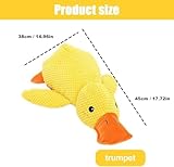 Sunshine smile 38 * 45cm Ente Hundespielzeug,Anti Stress Ente Hund,Quietschspielzeug Hund Kuscheltier,Interaktives Hundespielzeug Unzerstörbar,Dog Toys für Kleine, Mittlere Hunde