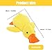 Sunshine smile 38 * 45cm Ente Hundespielzeug,Anti Stress Ente Hund,Quietschspielzeug Hund Kuscheltier,Interaktives Hundespielzeug Unzerstörbar,Dog Toys für Kleine, Mittlere Hunde