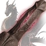 Unique Bad Dragon Dildo Thick Black Dildo, Realistic Monster Toy with Strong Suction Cup for Hands-Free Pleasure, Huge Silicone Adult Sex Toys for Vaginal and Anal Play