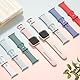 Yoohoo Kompatibel mit Apple Watch Armband 41mm 40mm 42mm 46mm 45mm 44mm 38mm 49mm,Weiches Silikon Sport Ersatz Armbänder Kompatibel mit iWatch SE Series 10 9 8 7 6 5 4 3 2 1 Ultra Herren Damen