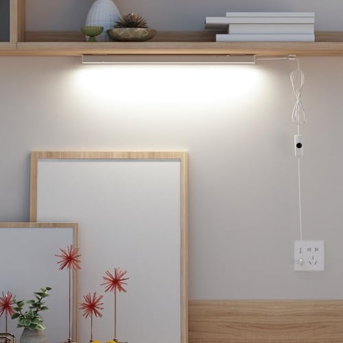 Image of ASOKO 12 Inch Under Counter LED Lights Dimmable 5000K Plug in Light