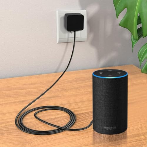 Image of 21W 15V Adapter Charger Compatible for Amazon Echo (1st & 2nd Generation), Echo Plus 1st Gen, Echo Show (1st Gen), Echo Look, Echo Link, Fire TV 2nd Gen