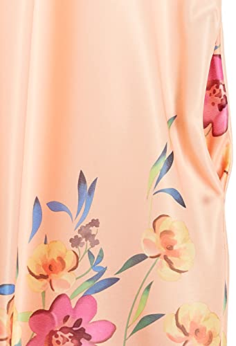 Image of AmeriMark Casual Women's Patio Muumuu House Dress Loose Comfortable Short Sleeve Sun Dress Lounger Gown Sleepwear for Ladies