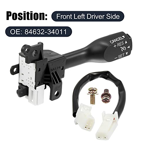 Régulateur de vitesse Camry Corolla Yaris OE 84632-34011 interrupteur de commande noir