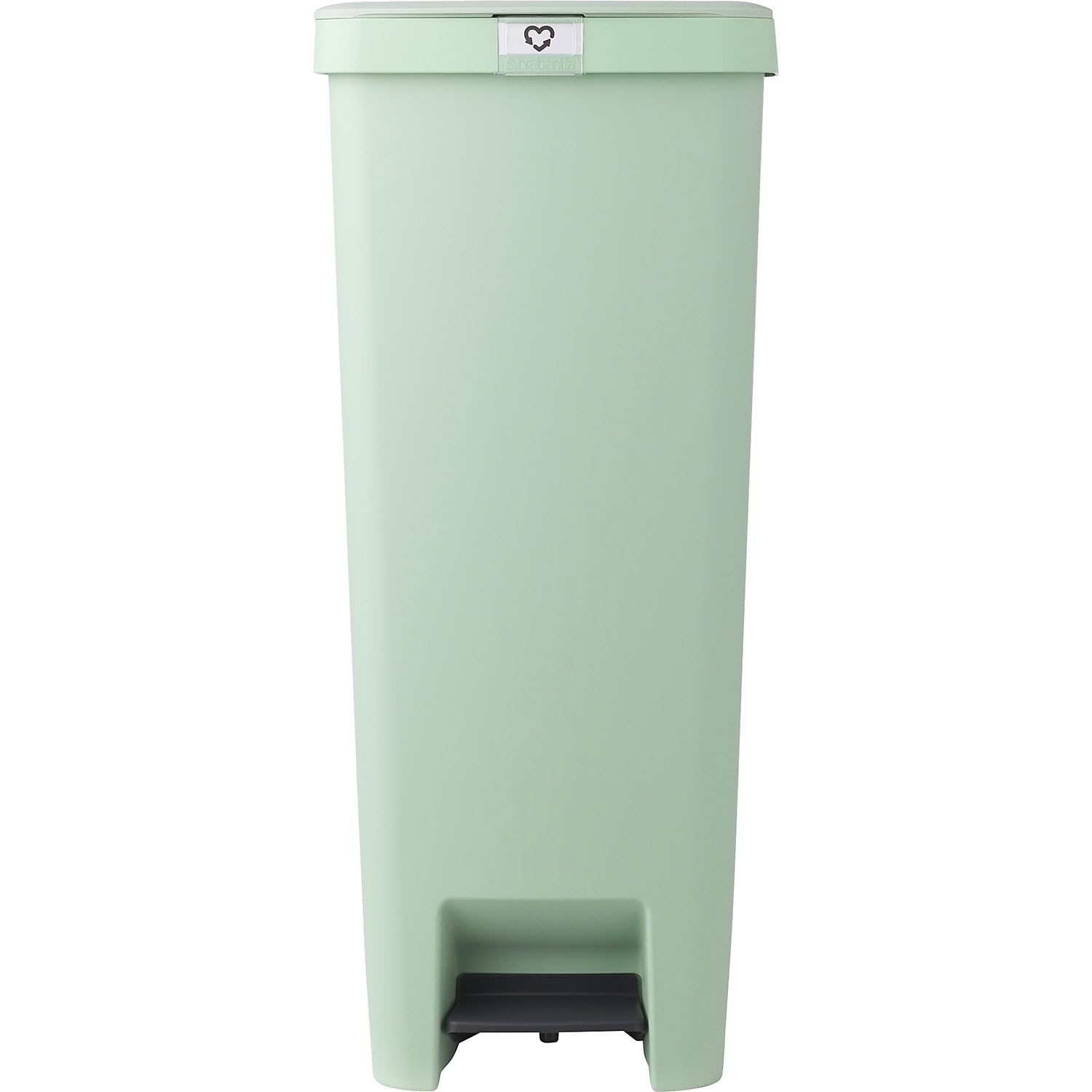 Brabantia 800108 Cubo de basura con pedal StepUp, 40L, Jade Green