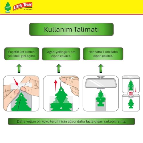 Image of LITTLE TREES Car Air Freshener | Hanging Paper Tree for Home or Car | New Car Scent