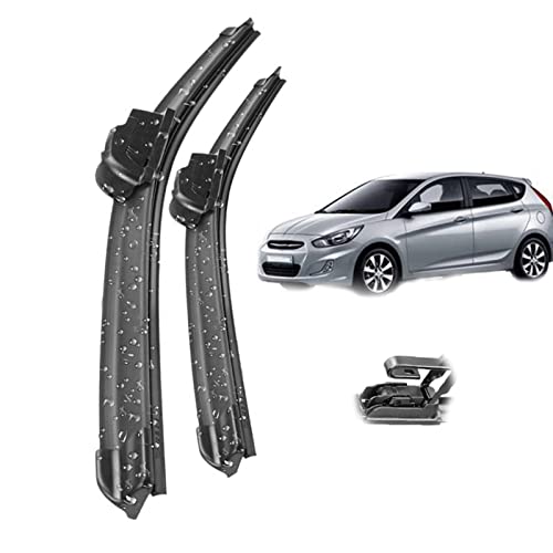 Essuie-Glace LHD Voiture Avant Anti-Traces Balais Pare-Brise Hyundai Solaris 10-17