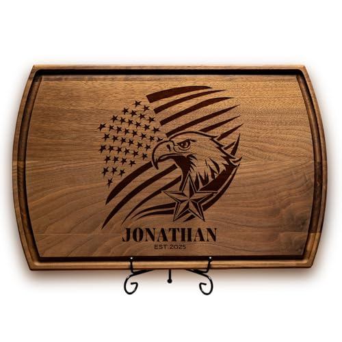 Tabla para cortar rectangular personalizada de madera miniatura 1