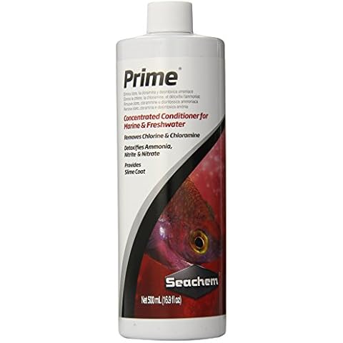 Seachem Prime Fresh and Marine Aquarium Water Conditioner, 500 ml Cover