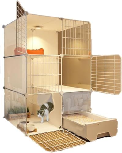 猫 ケージ トイレ付き 猫? キャットケージ キャットタワー大きい猫用 ケージ猫 持ち運び ハンモック ペットケージ トイレ ねこ ネコ 猫ハウス 猫用ケージ 3段 2段 脱走防止 収納 多頭飼い 頑丈 檻 組み替え自由 取り外し可能 大きいスペース 様々