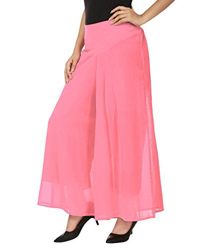 Georgette Pink Plazo 