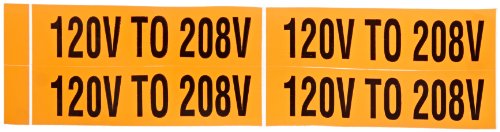 NSI VM-B-35 Pressure Sensitive Voltage Marker, Legend 