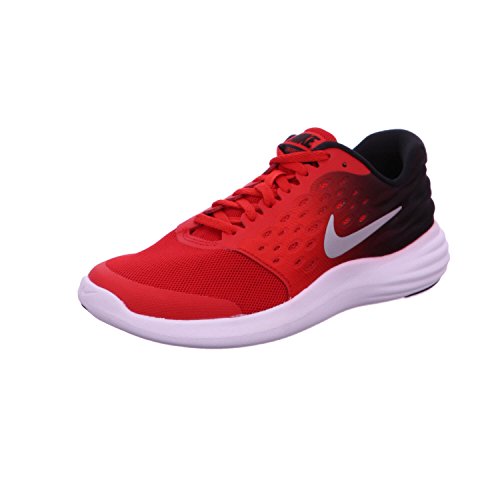 Nike Lunarstelos (GS) - Scarpe da Corsa, Uomo, Colore Rosso (University Red/Metallic Silver-Black), Taglia 40
