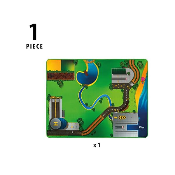 BRIO World 33994 Eisenbahn-Spielmatte - Zubehör Holzeisenbahn - Empfohlen ab 3 Jahren – Bild 5