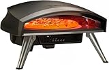 VEXON 16 Gas-Pizzaofen – 28 mbar Propan tragbarer Outdoor-Pizzaofen mit Gasschlauch, 40,6 cm Pizzas in 60 Sekunden, Pizzabereiter für die Arbeitsplatte