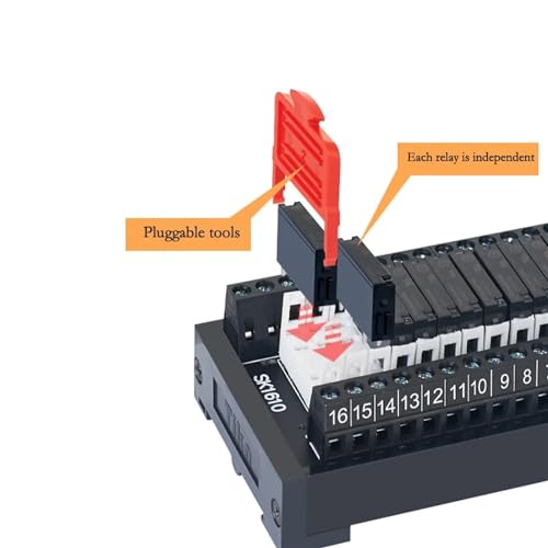 Placa de control combinado de relés 24V compatible con sistemas digitales de 5V y 12V 5