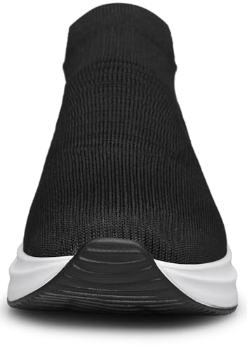 Image of vibdiv Shoes for Men Sock Sneakers Pull-on Casual Lightweight Breathable Comfortable