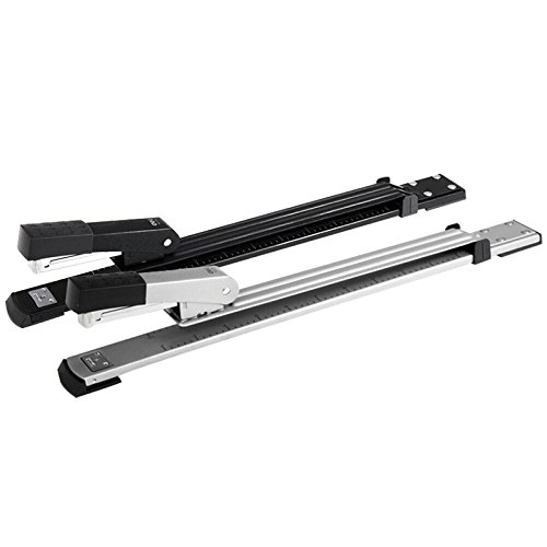 Grampeador de longo alcance, removedor de grampeador de mesa funções duplas para escritório ou escol