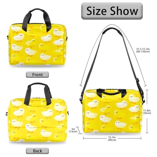 Maletín para portátil 16 pulgadas diseño pollito amarillo miniatura 5
