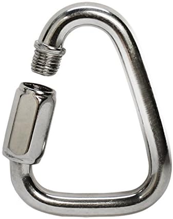 5 Pc 3/16'' Marine Stainless Steel 316 Triangle Quick Link Shackle Rig Boating