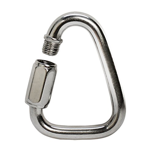 5 Pc 3/16'' Marine Stainless Steel 316 Triangle Quick Link Shackle Rig Boating