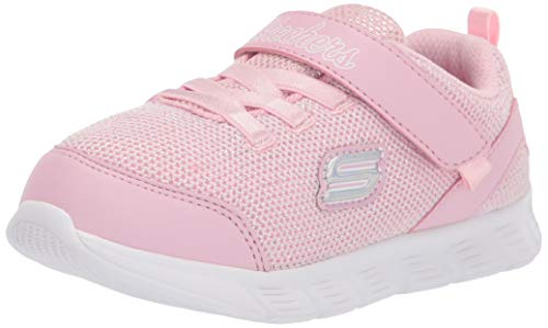 Skechers baby girls Comfy Flex - Sneaker, Light Pink, 9 Toddler US