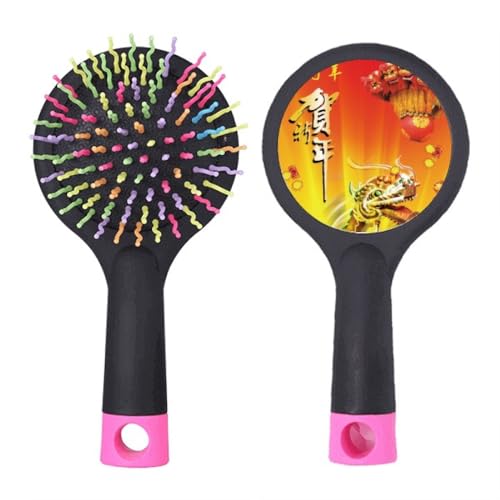 Brosse à cheveux démêlante coussin pour cheveux noués style China Town